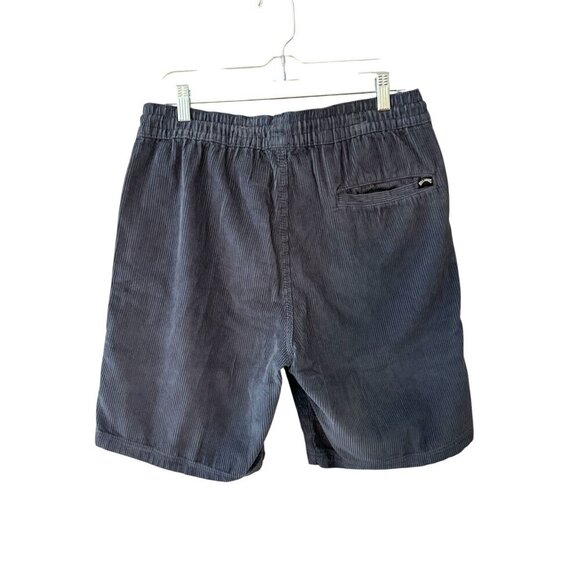 Billabong Mens Short 20" Medium Corduroy Drawstring Waistband Grey NWT - Picture 6 of 6